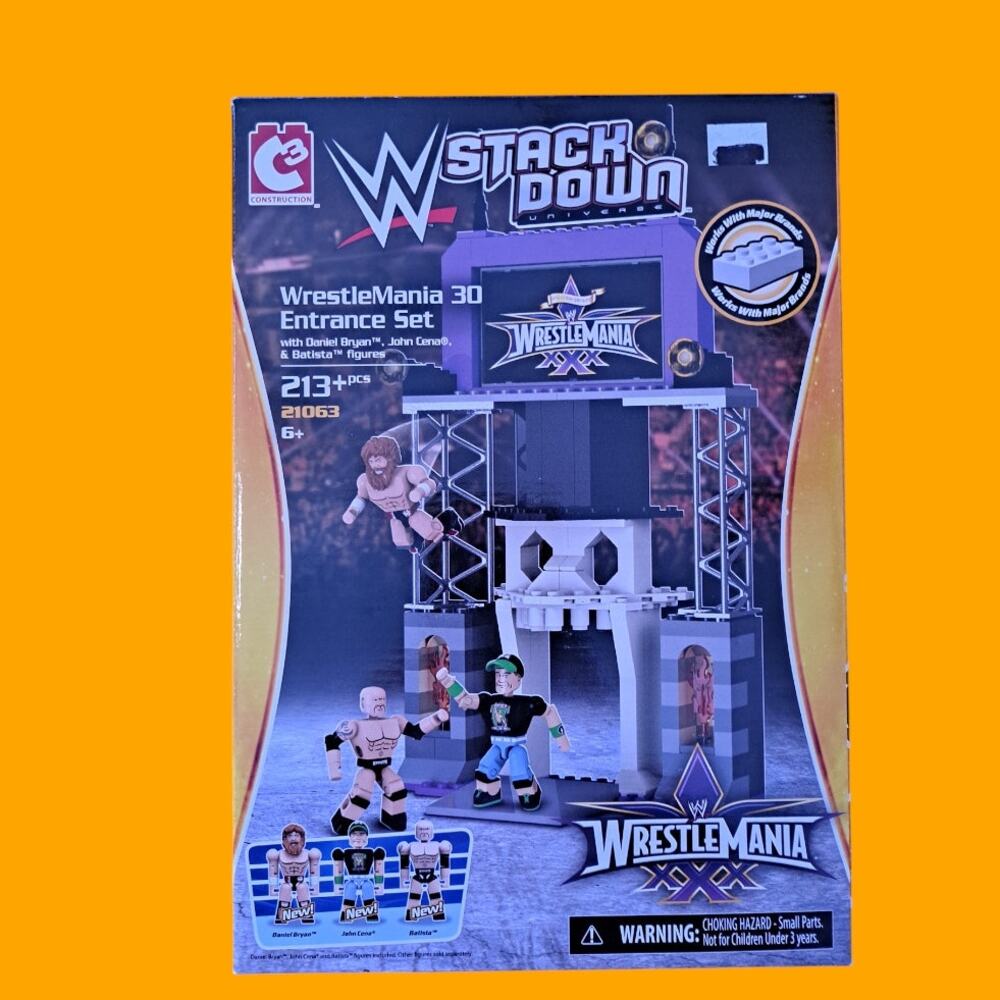 New WWE Stack Down Wrestle Mania 30 Entrance Set‎ 213+  Pcs